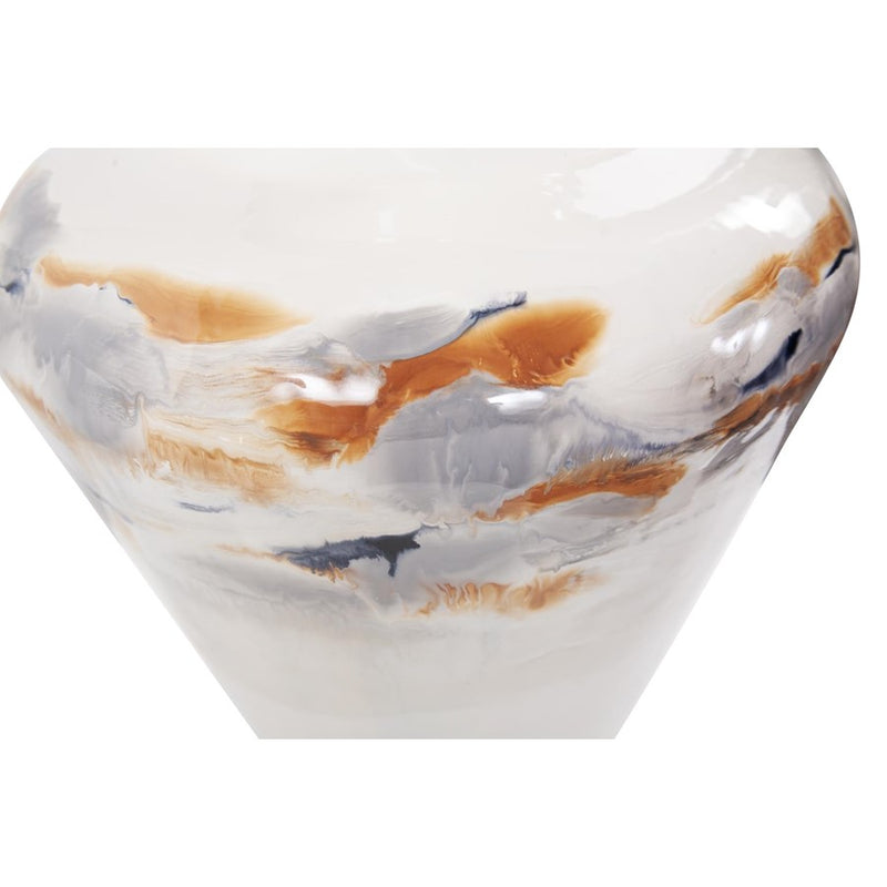Howard Elliott Lahar Classic Vase/Large, Neptune