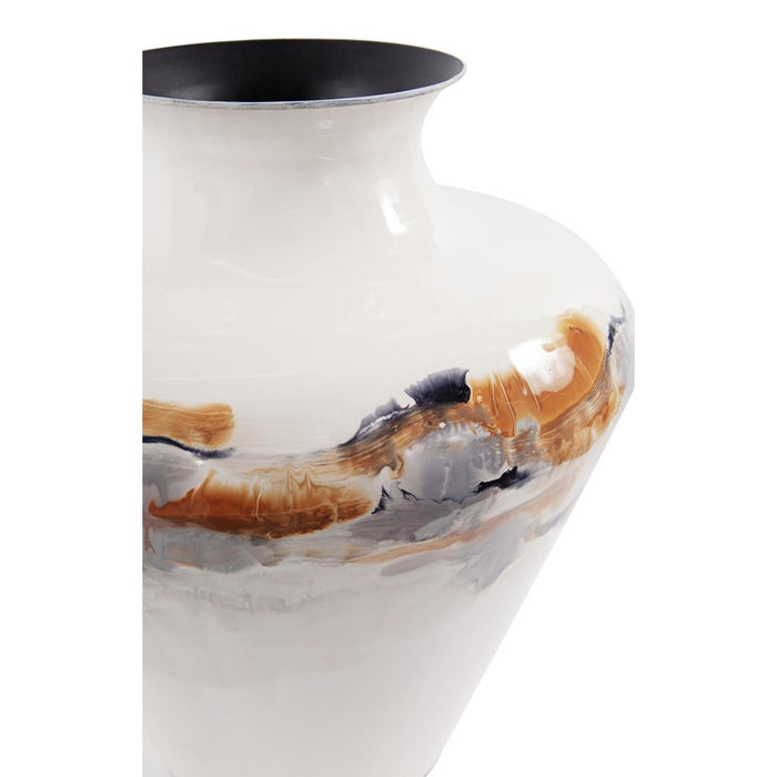 Howard Elliott Lahar Classic Vase/Large, Neptune
