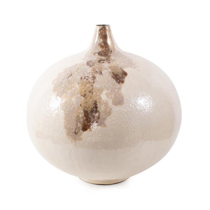 Howard Elliott Petrini Tuscan Small Round Iron Vase