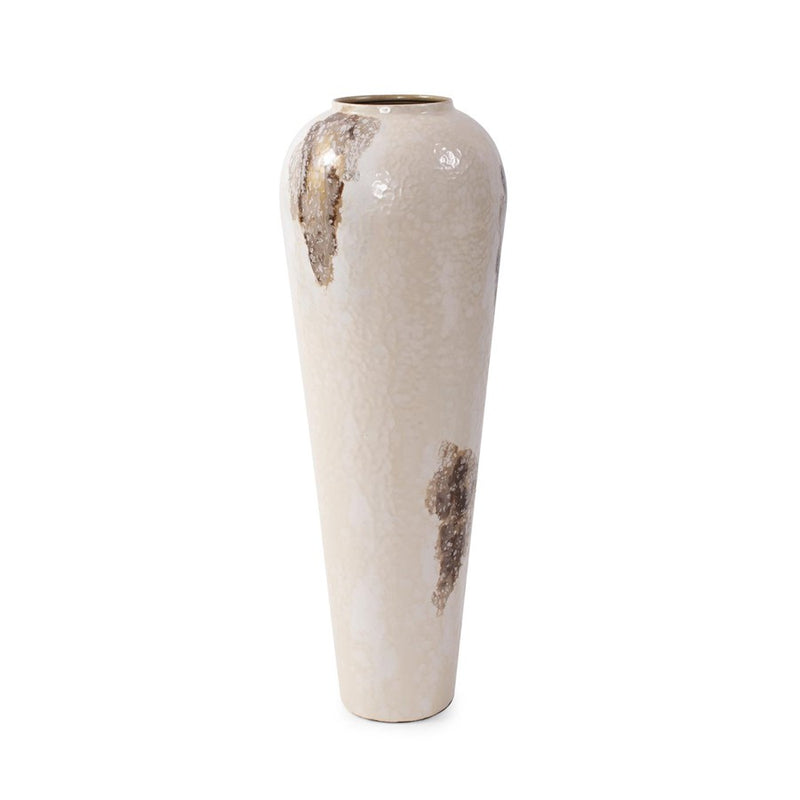 Howard Elliott Petrini Tuscan Large Torpedo Iron Vase