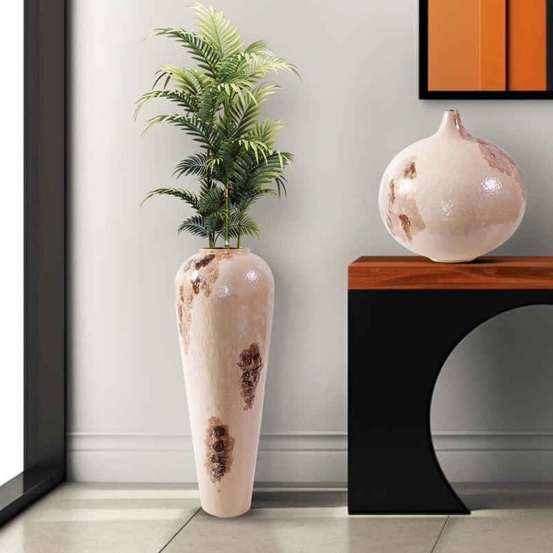Howard Elliott Petrini Tuscan Large Torpedo Iron Vase