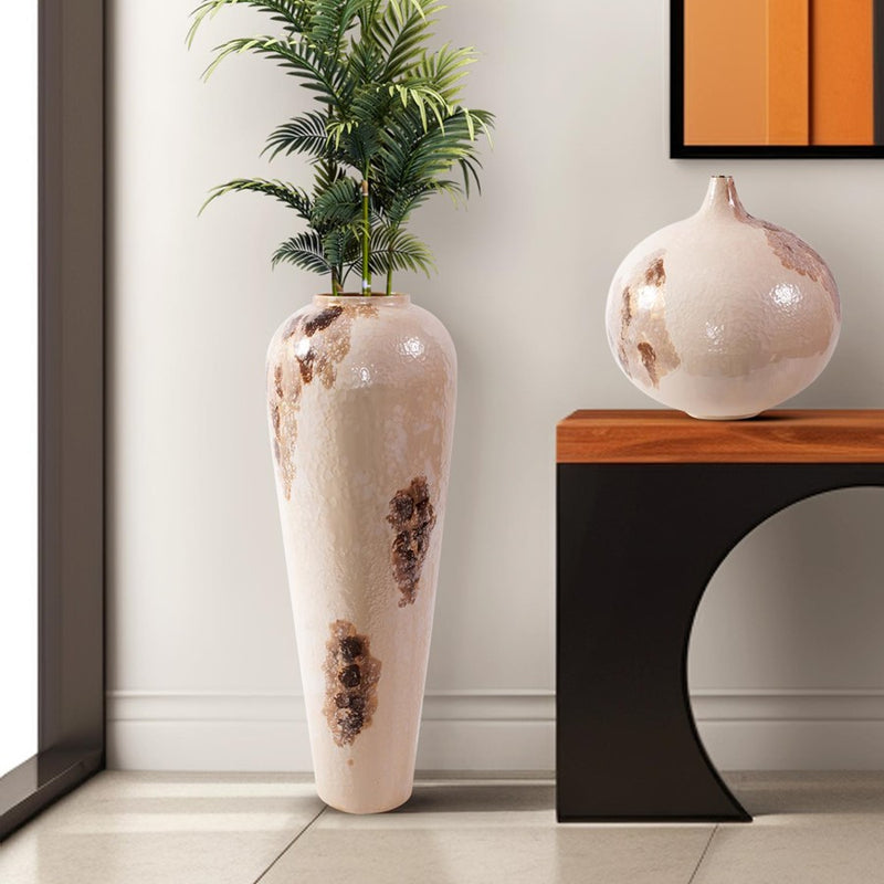 Howard Elliott Petrini Tuscan Extra Large Torpedo Iron Vase