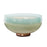 Howard Elliott Capri Stripe Glass Bowl, Teal/Green/Brown - 51420