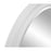 Howard Elliott George Matte White Round Mirror, White