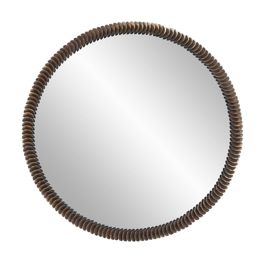 Howard Elliott Coined Mirror, Brown - 55000