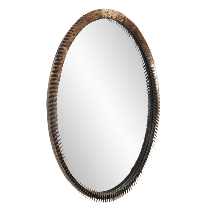 Howard Elliott Coined Mirror, Brown