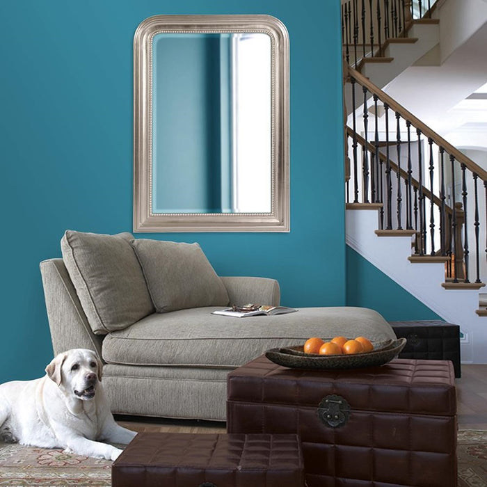 Howard Elliott Sterling Arched Mirror, Bright Silver