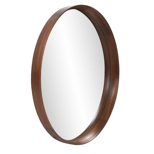 Howard Elliott Reagan Round Mirror, Brown - 56209