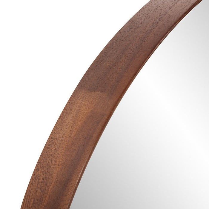 Howard Elliott Reagan Round Mirror, Brown