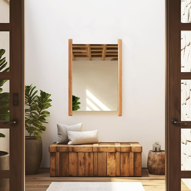 Howard Elliott Emil Vanity Mirror/Small, Bleached Oak