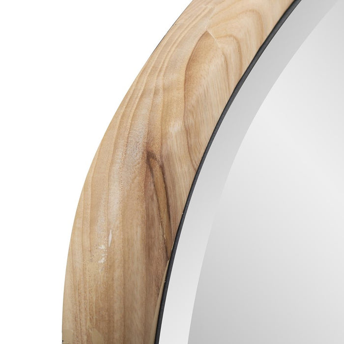 Howard Elliott Dragmar Asymmetrical Wood Mirror/Large, Natural