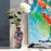 Howard Elliott Camille Flared Ceramic Tall Vase, Multicolored