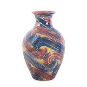 Howard Elliott Camille Flared Ceramic Short Bottle, Multicolored - 61080