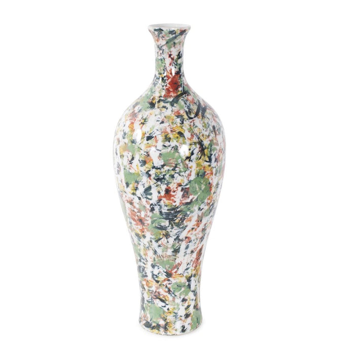 Howard Elliott Jardin Colore' Tall Vase, Multicolored - 61086