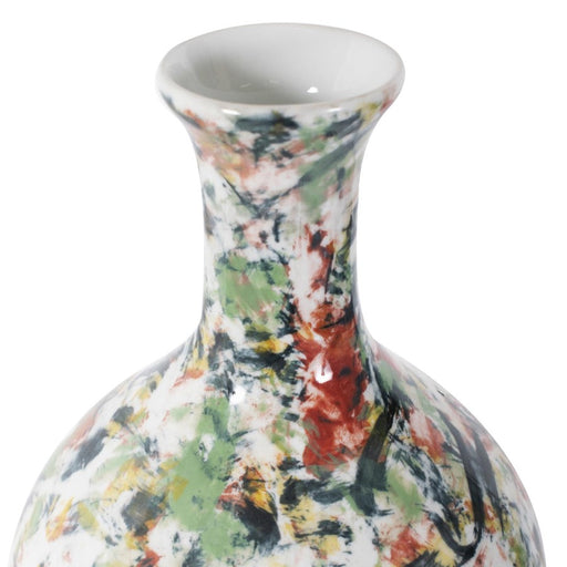Howard Elliott Jardin Colore' Tall Vase, Multicolored