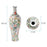 Howard Elliott Jardin Colore' Tall Vase, Multicolored
