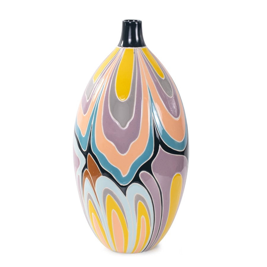 Howard Elliott Bramwell Porcelain Vase/Tall, Pastel - 61099