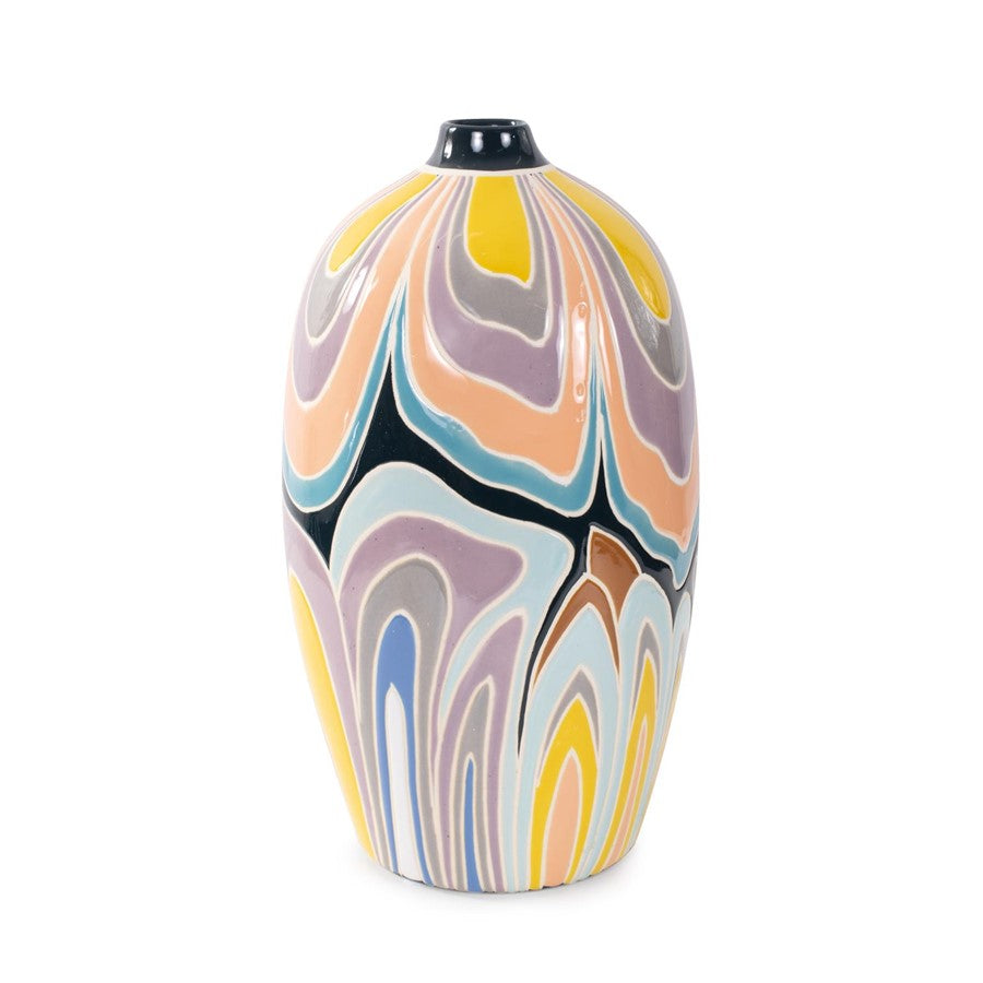 Howard Elliott Bramwell Porcelain Vase/Short, Pastel - 61100