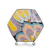 Howard Elliott Bramwell Decorative Porcelain Plate/Stand, Pastel - 61101