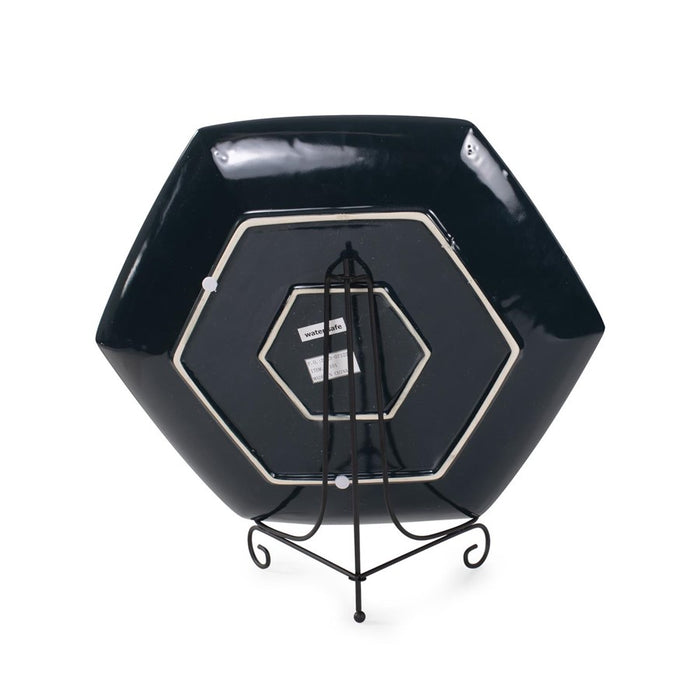 Howard Elliott Bramwell Decorative Porcelain Plate/Stand, Pastel