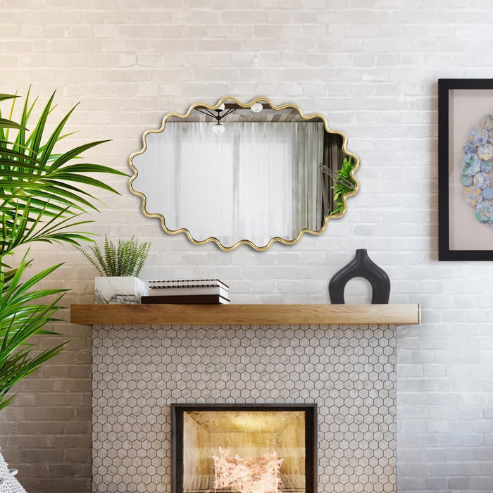 Howard Elliott Cloud Mirror, Gold