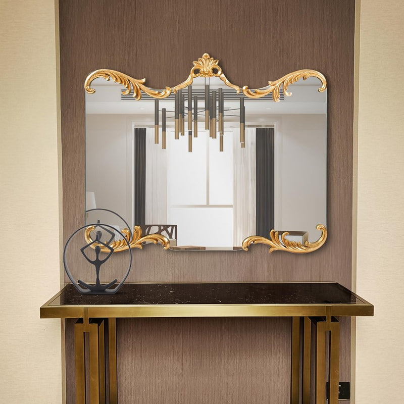 Howard Elliott St. James Gold Gilded Mirror