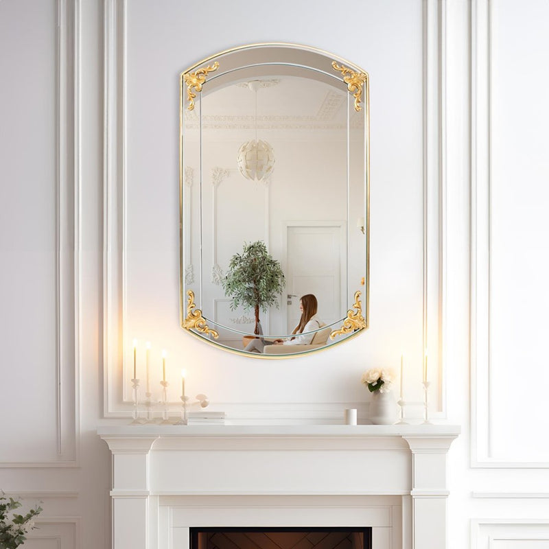 Howard Elliott Brockwell Gold Gilded Vanity Mirror