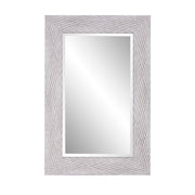 Howard Elliott Buckram Mirror, Soft Gray - 69080