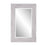 Howard Elliott Buckram Mirror, Soft Gray - 69080