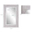 Howard Elliott Buckram Mirror, Soft Gray