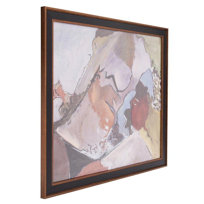 Howard Elliott Mid Century Sectional Wall Art, Multi