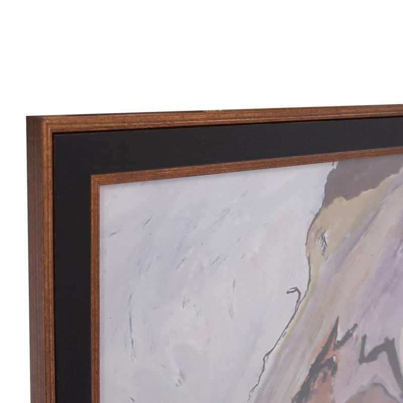 Howard Elliott Mid Century Sectional Wall Art, Multi