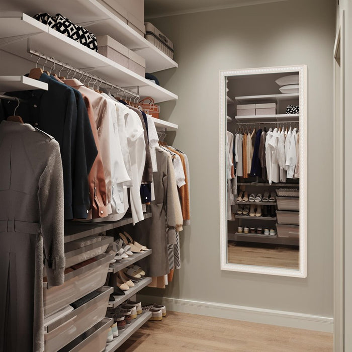 Howard Elliott Beaded Dressing Mirror, Natural