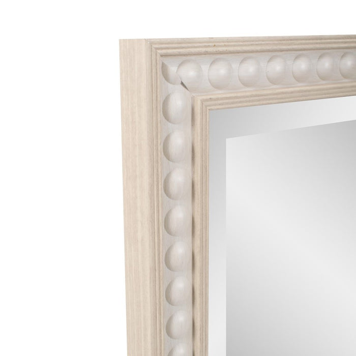 Howard Elliott Beaded Vanity Mirror, Natural