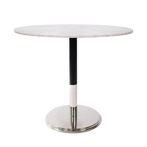 Howard Elliott Micca Bistro Table, White/Gray/Silver - 81033