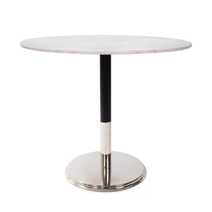 Howard Elliott Micca Bistro Table, White/Gray/Silver - 81033