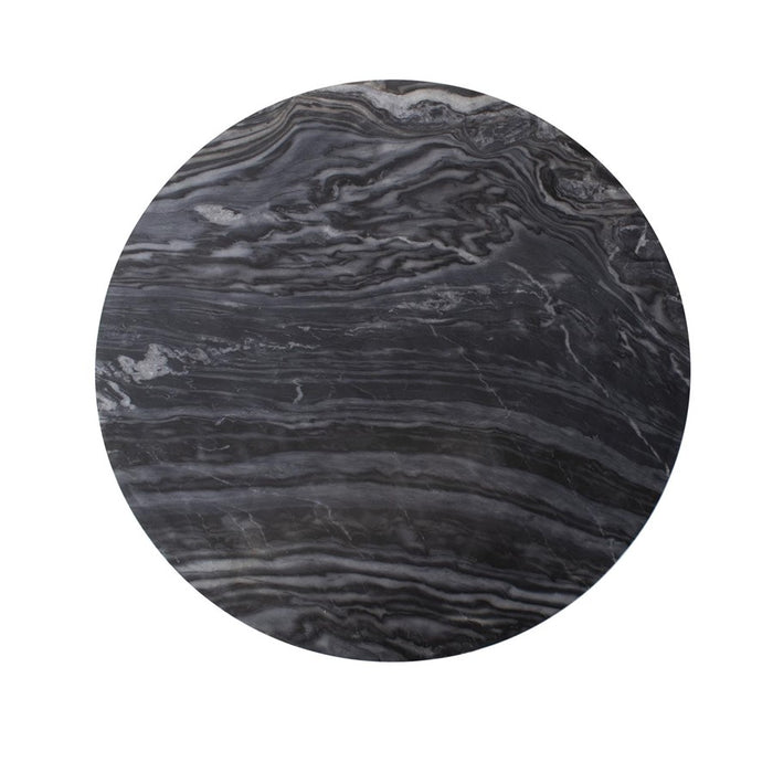 Howard Elliott Micca Bistro Table, Black/Gray/Gold