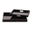 Howard Elliott Black Lacquer Square Wood Tray Set, Black - 83023