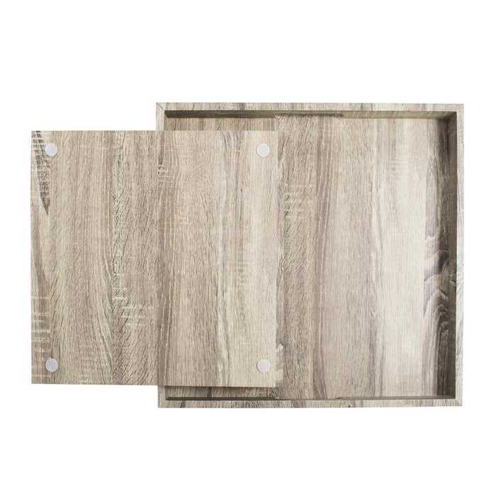 Howard Elliott Square Wooden Trays/set of 2, Natural