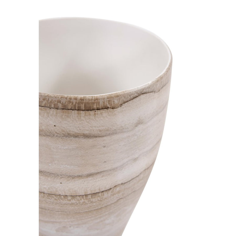 Howard Elliott Desert Sands Tapered Ceramic Vase/Small, Natural
