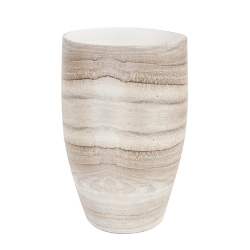 Howard Elliott Desert Sands Tapered Ceramic Vase/Medium, Natural - 88016