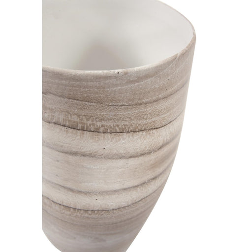 Howard Elliott Desert Sands Tapered Ceramic Vase/Medium, Natural