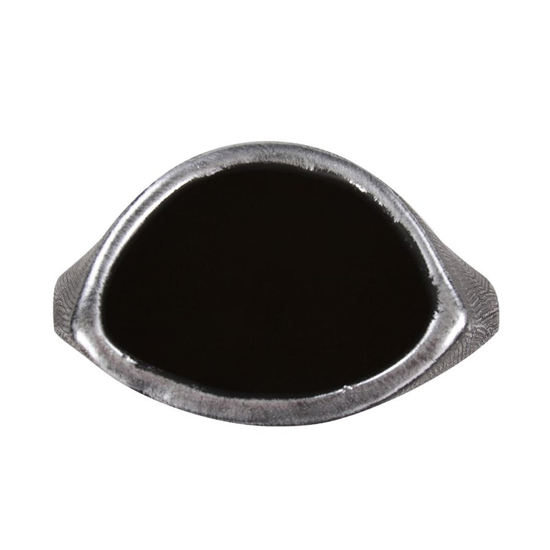 Howard Elliott Textured Black Free Formed Ceramic Vase/Tall, Graphite