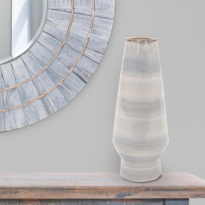Howard Elliott Petra Ceramic Vase, Natural