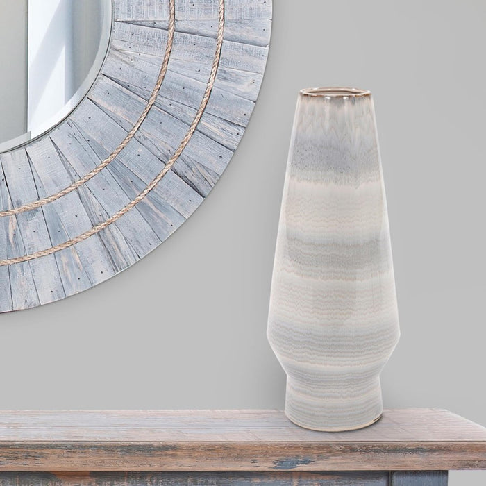 Howard Elliott Petra Ceramic Vase, Natural