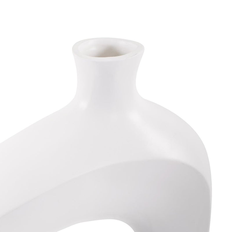 Howard Elliott Hayden White Contemporary Ceramic Vase