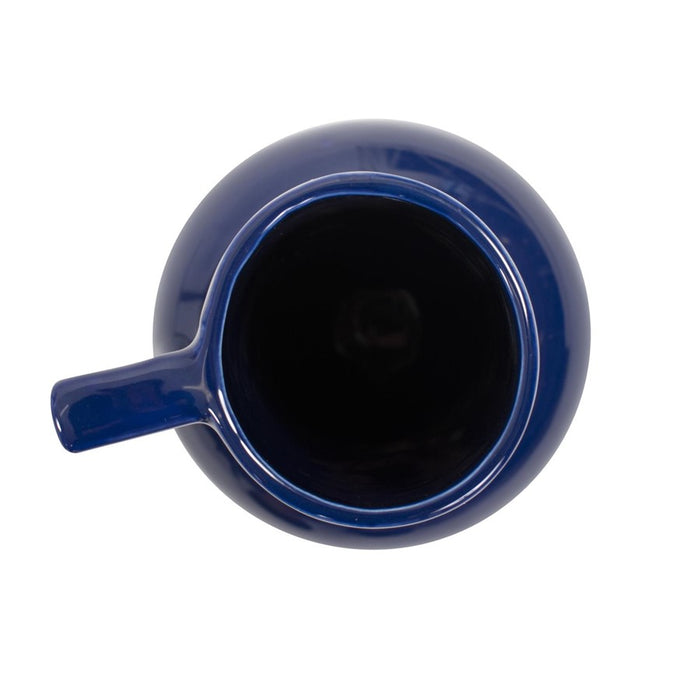 Howard Elliott Bella Sapphire Blue Tall Ceramic Pitcher, Sapphire