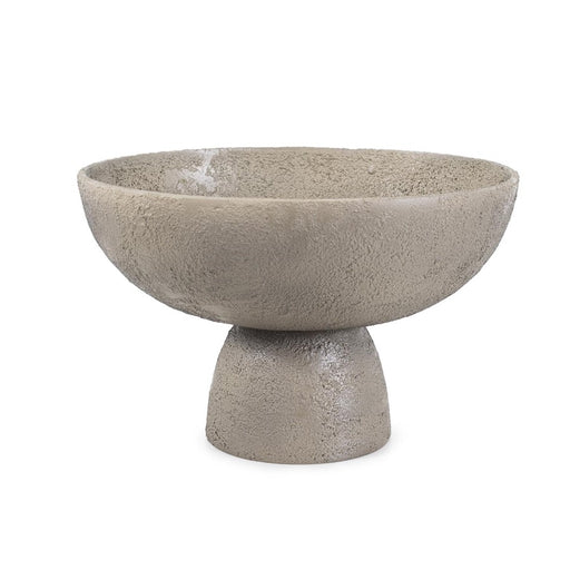 Howard Elliott Textured Blanton Taupe Round Bowl, Taupe - 91165