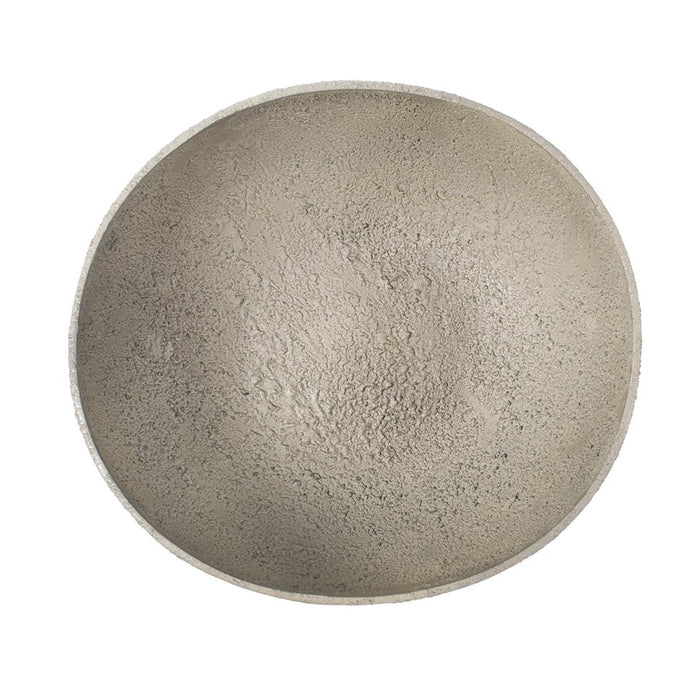 Howard Elliott Textured Blanton Taupe Round Bowl, Taupe