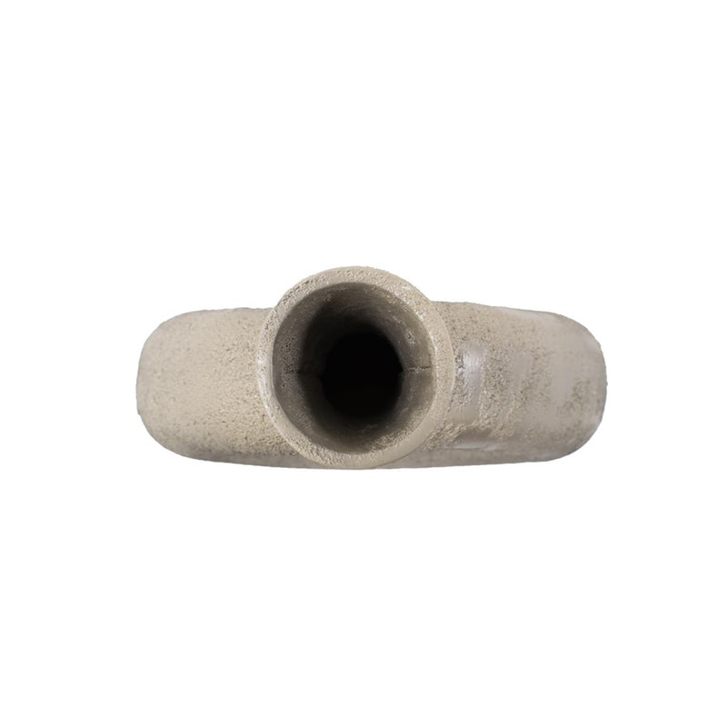Howard Elliott Textured Blanton Taupe Flared Vase, Taupe